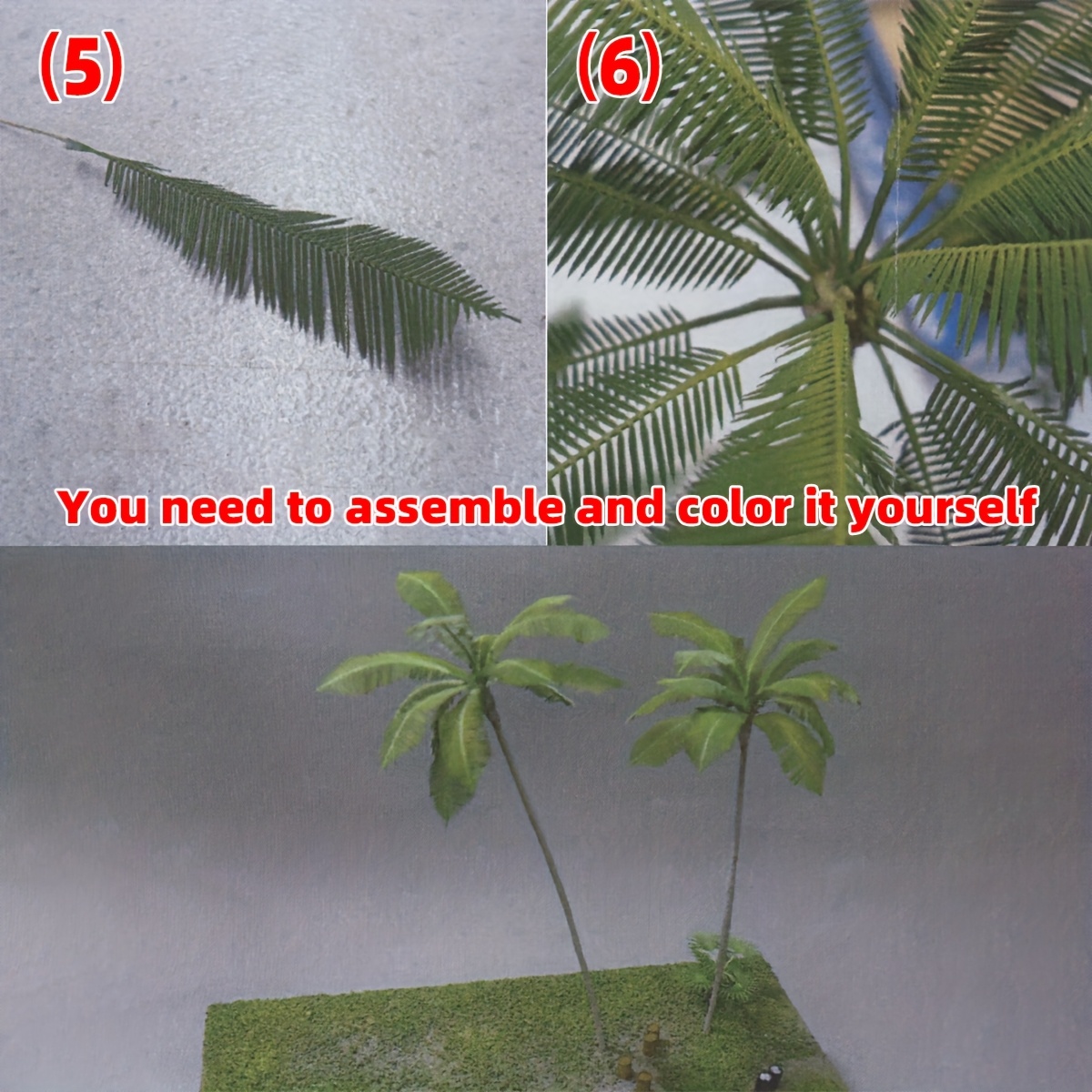 Scale Model Kit, Building Plant Leaf Foliage Tree